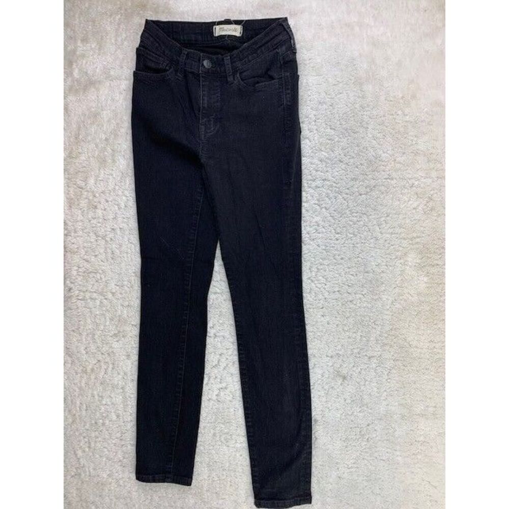 Madewell Roadtripper Black Size 25 Stretch Skinny Mid Rise